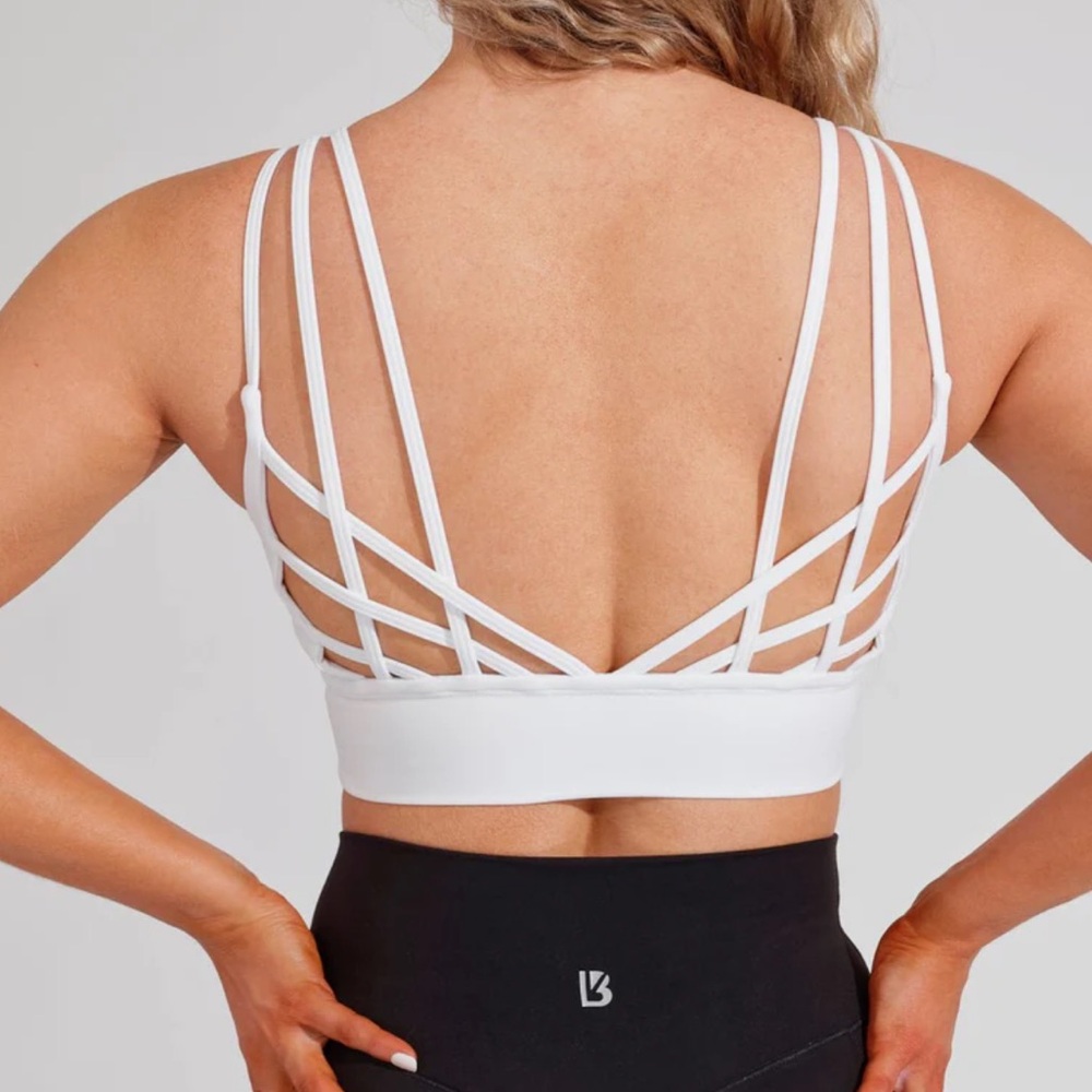 Buffbunny Monarch Sports Bra White